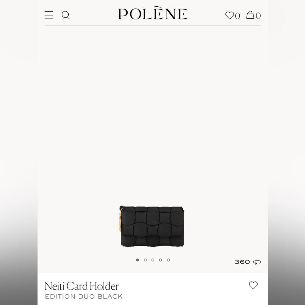 Polene card holder

Leather
Used twice